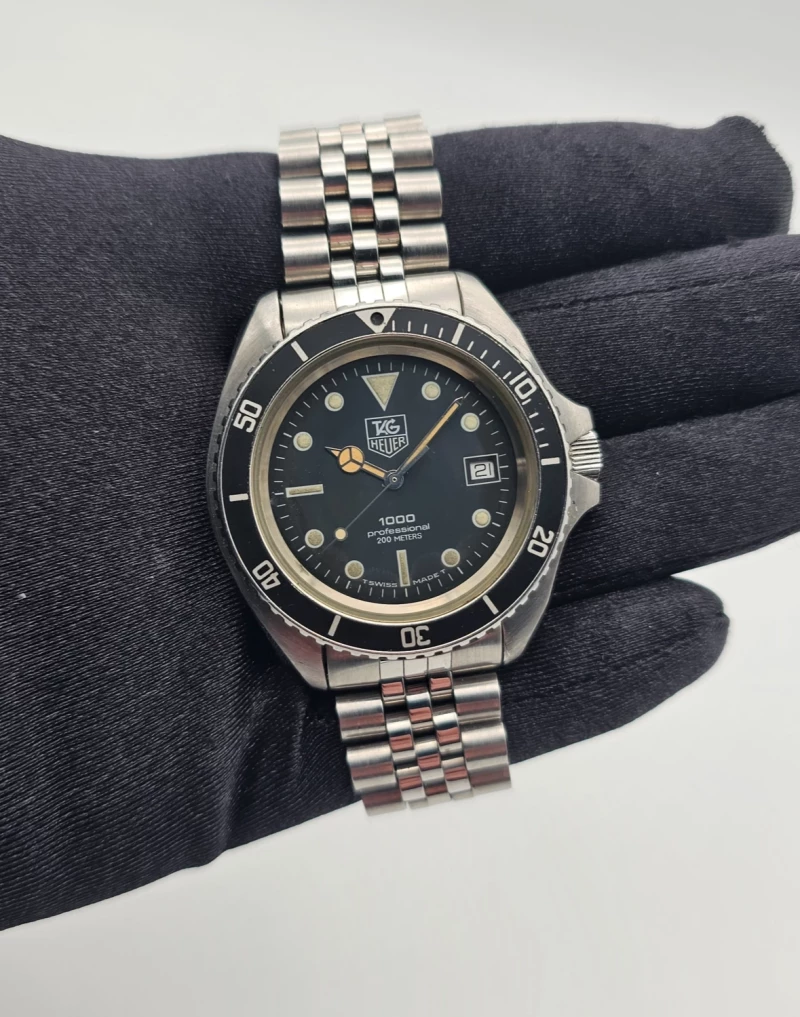 Heuer Monnin Vintage Diver 42mm Full Set