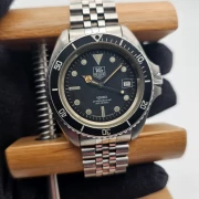 Heuer Monnin Vintage Diver 42mm Full Set