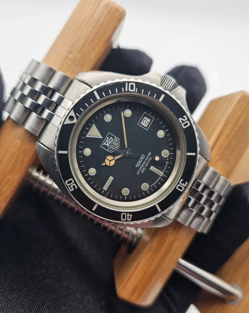 Heuer Monnin Vintage Diver 42mm Full Set