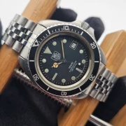 Heuer Monnin Vintage Diver 42mm Full Set