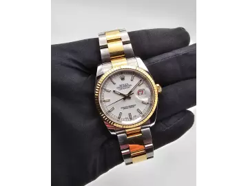 Rolex Datejust 36 Stahl/Gold Roulette Date Ref. 116233 Full Set