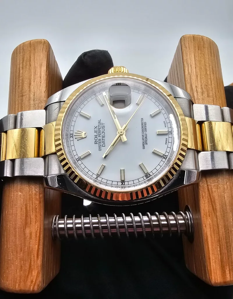 Rolex Datejust 36 Stahl/Gold Roulette Date Ref. 116233 Full Set
