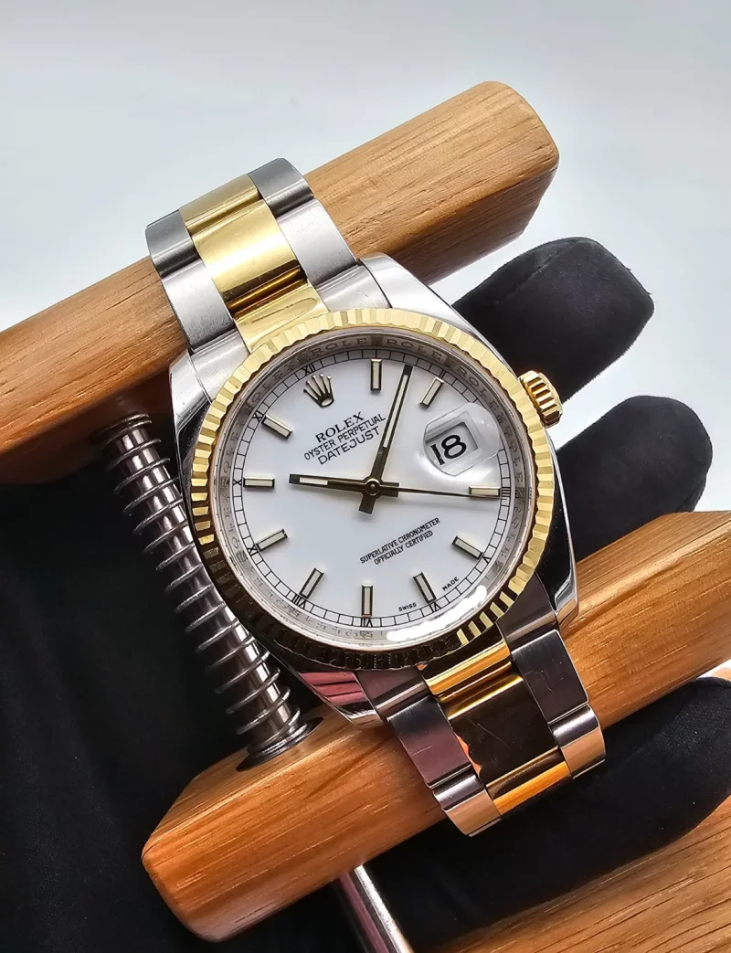 Rolex Datejust 36 Stahl/Gold Roulette Date Ref. 116233 Full Set