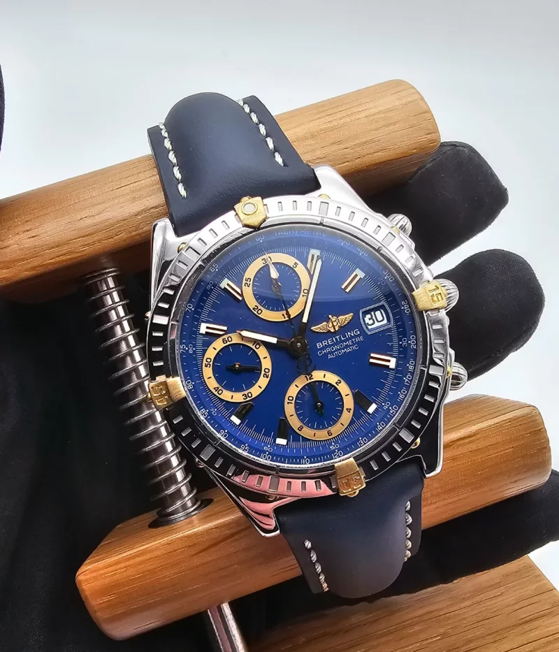 Breitling Chronomat GT blue 18k Stahl/Gold 39mm -very rare-