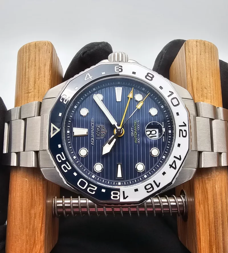 TAG Heuer Aquaracer GMT 300m blue Dial Full Set 2024