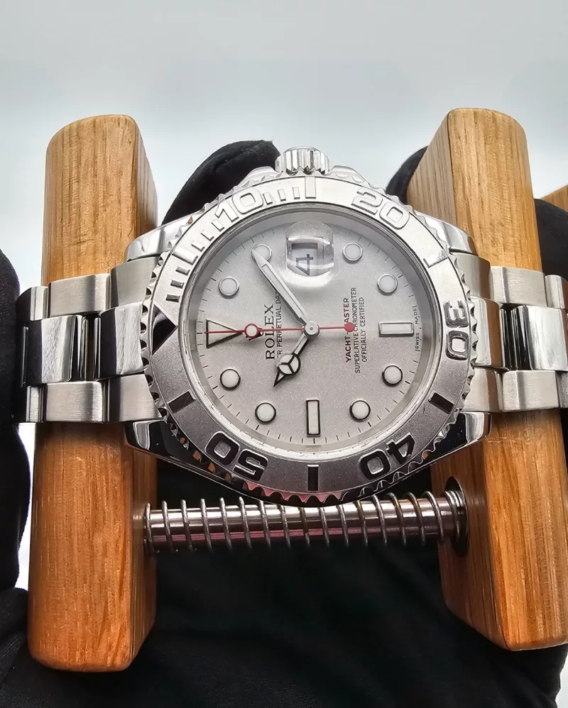 Rolex Yacht-Master 40mm Platin Ref. 16622 P-Serie 2001 Mint