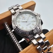 Breitling Colt Automatik 38mm white Dial Ref. A17035 Full Set