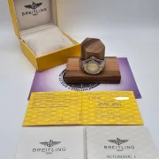 Breitling Colt Automatik 38mm white Dial Ref. A17035 Full Set