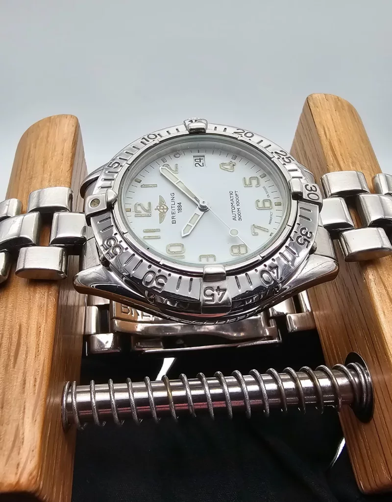 Breitling Colt Automatik 38mm white Dial Ref. A17035 Full Set