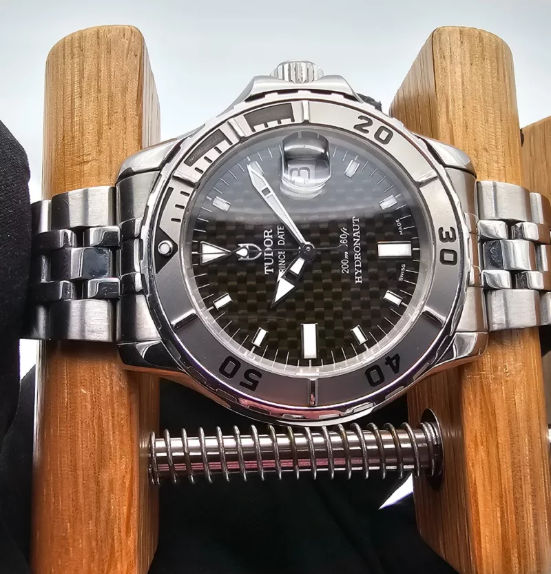 Tudor Prince Date Hydronaut Carbon Dial 40mm -very rare-