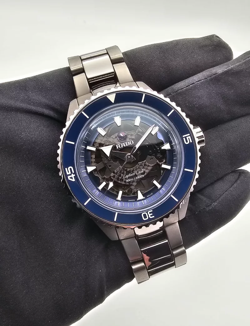 Rado Hyperchrome Captain Cook High-Tech Keramik Titan Full Set