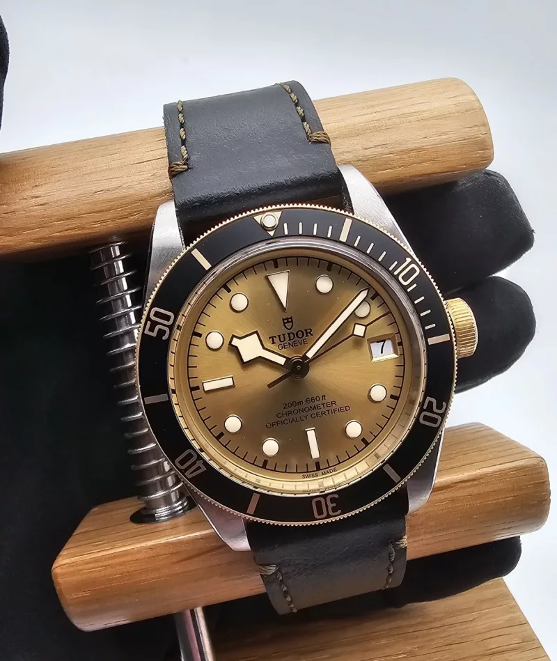 Tudor Black Bay S&G 41mm Stahl/Gold Ref. 79733N Full Set LC100