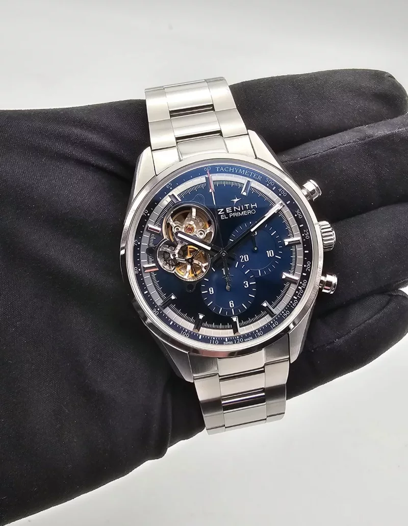 Zenith El Primero Chronomaster Open blue 42mm Full Set + RG