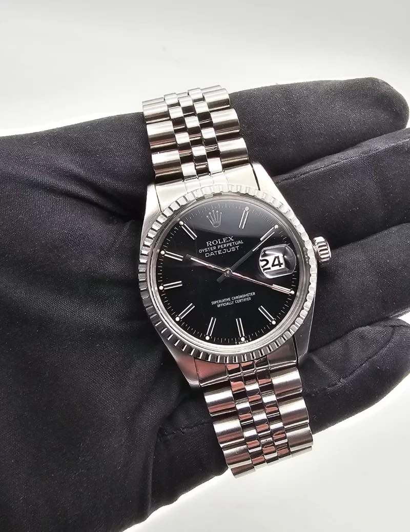 Rolex Datejust 36mm Ref. 16030 black Dial Jubilee Full Set