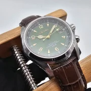 Seiko Alpinist 38mm green Dial Automatik Full Set