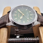 Seiko Alpinist 38mm green Dial Automatik Full Set