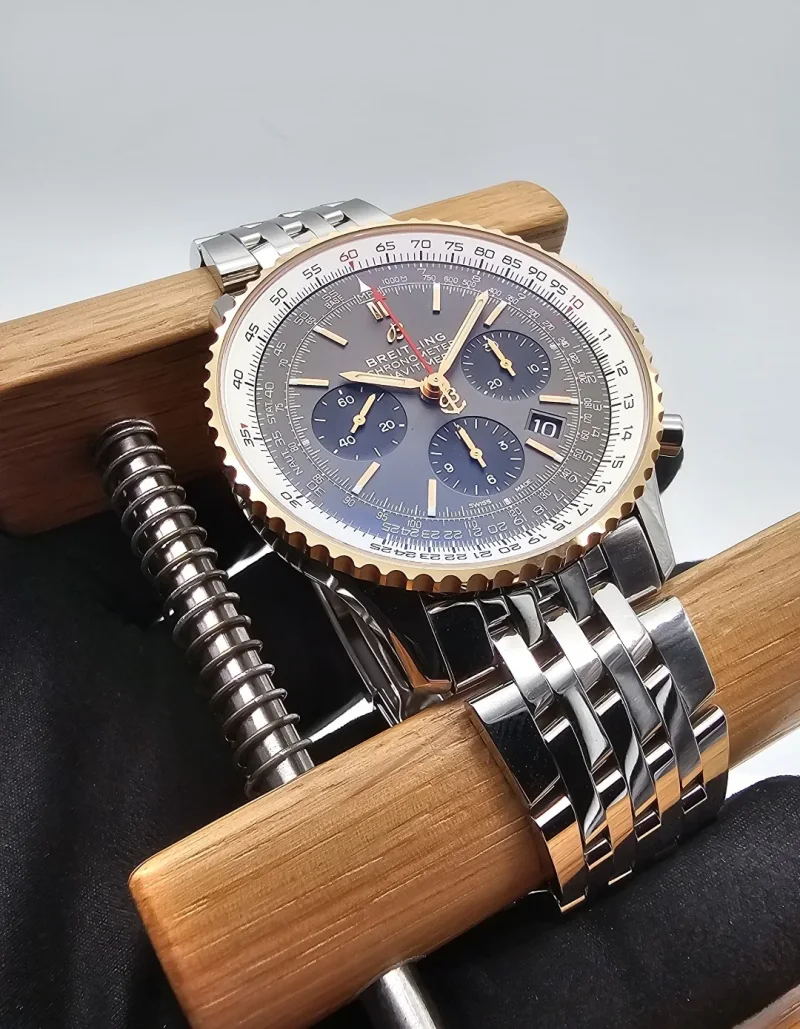 Breitling Navitimer 01 Ref. UB0121 Stahl/Gold Full Set Mint