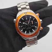 Omega Seamaster Planet Ocean Chrono orange Full Set + Revision