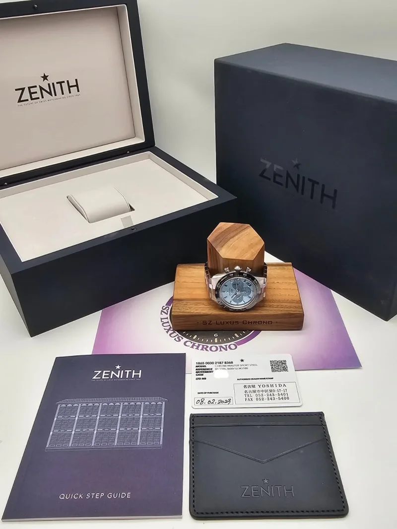 Zenith Chronomaster Sport Yoshida Ice Blue 41mm Full Set