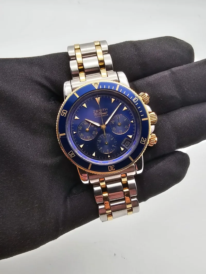 Zenith El Primero Rainbow 18k Stahl/Gold 40mm Full Set