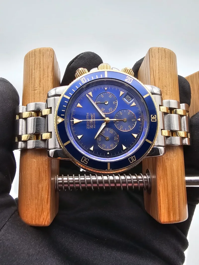 Zenith El Primero Rainbow 18k Stahl/Gold 40mm Full Set