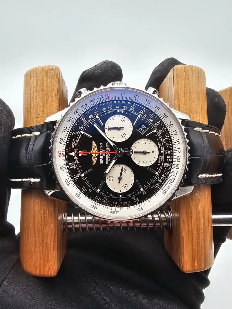 Breitling Navitimer 01 43mm Croco + Faltschließe Full Set