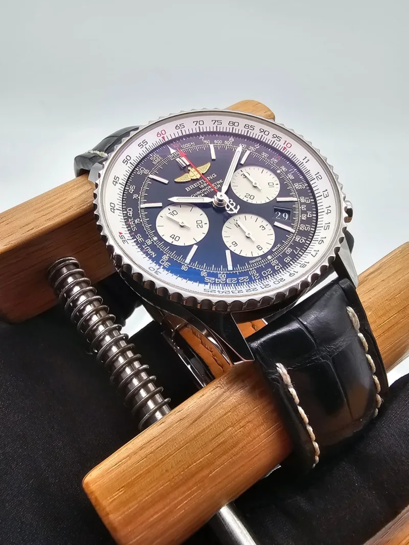 Breitling Navitimer 01 43mm Croco + Faltschließe Full Set