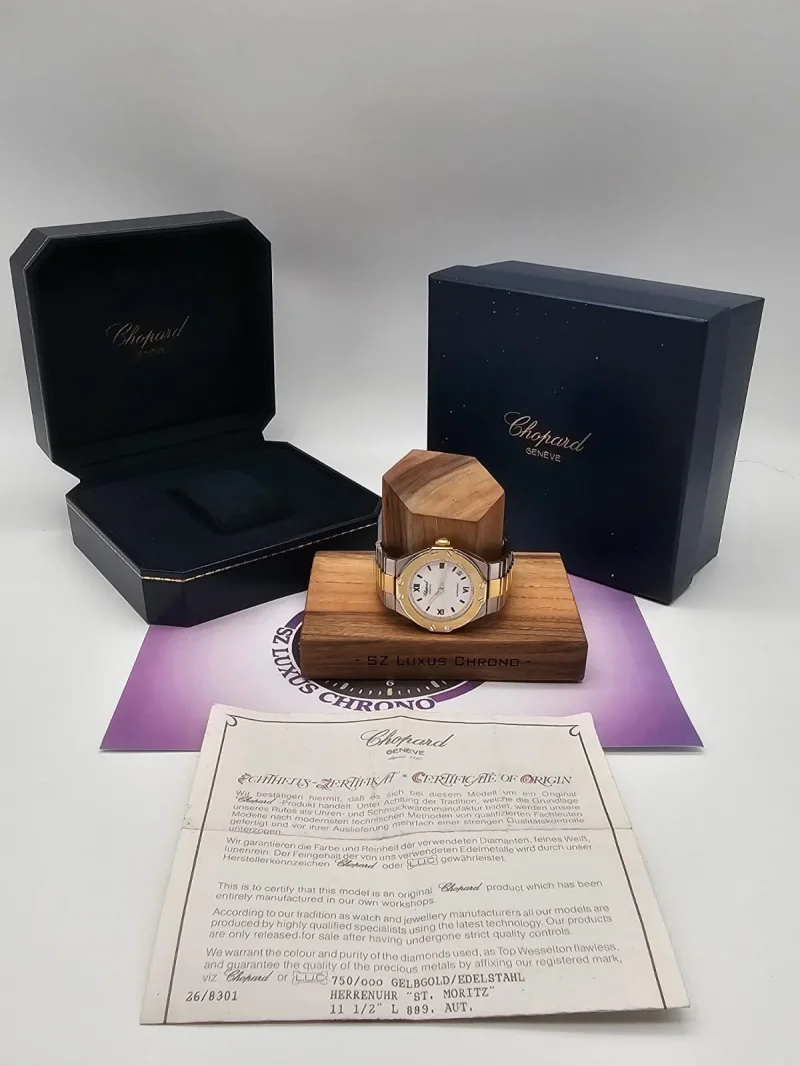 Chopard St. Moritz Automatik Stahl/Gold 18k Full Set -very rare-