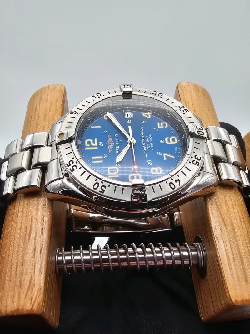 Breitling SuperOcean Automatic blue Ref. A17040 mit Papieren