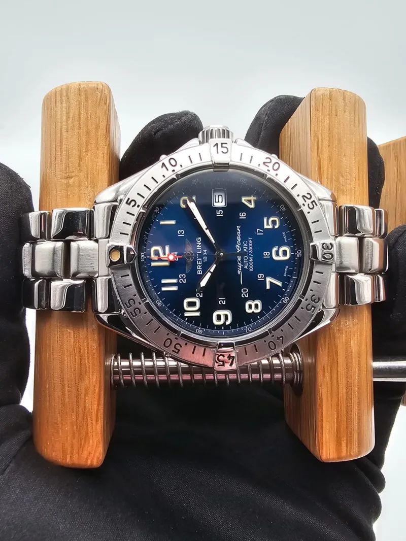 Breitling SuperOcean Automatic blue Ref. A17040 mit Papieren