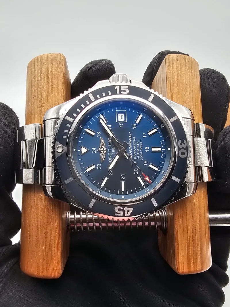 Breitling SuperOcean II 42 blue Ref. A17365 Full Set