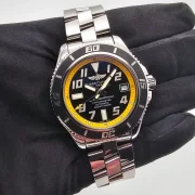 Breitling SuperOcean 42 Abyss Yellow Ref. A17364 Full Set