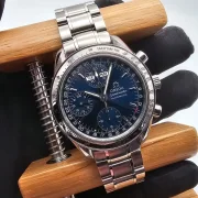 Omega Speedmaster Day Date Triple Date blue 39mm