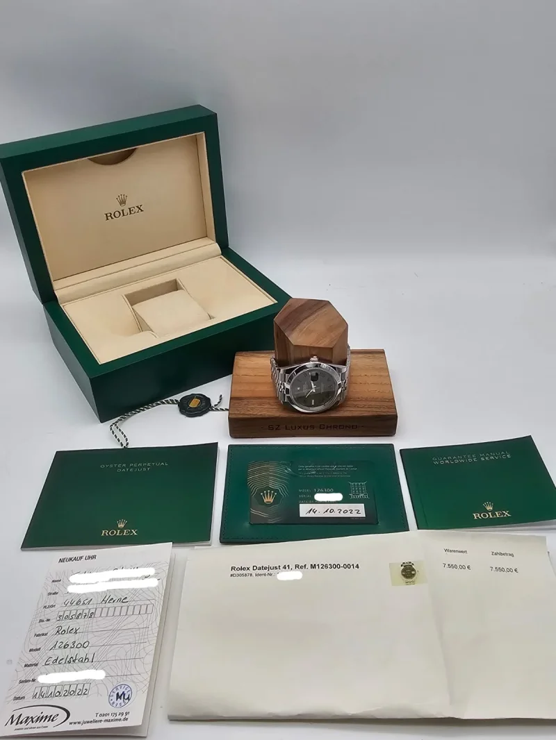 Rolex Datejust 41 Wimbledon Jubilee Full Set + RG LC100