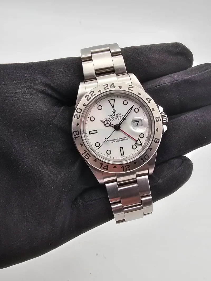 Rolex Explorer II Polar 40mm Ref. 16570 Full Set