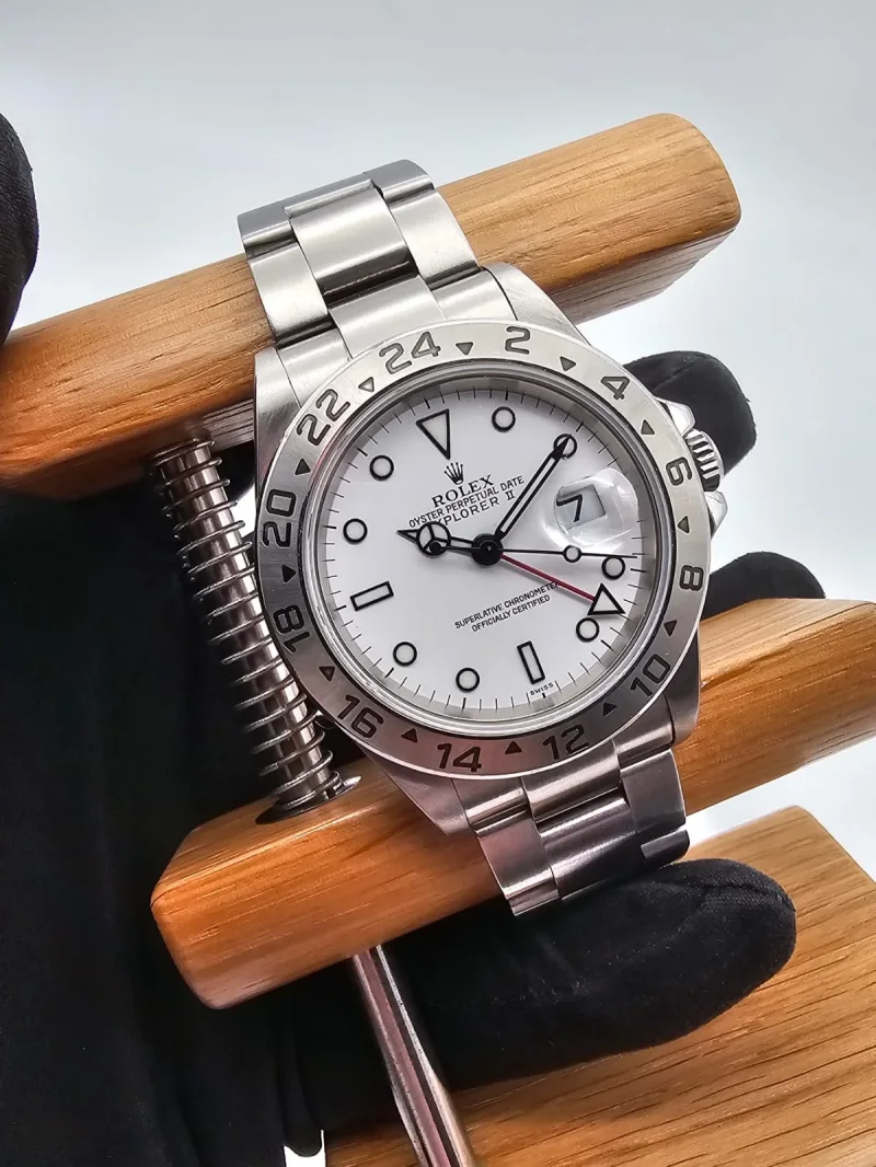 Rolex Explorer II Polar 40mm Ref. 16570 Full Set
