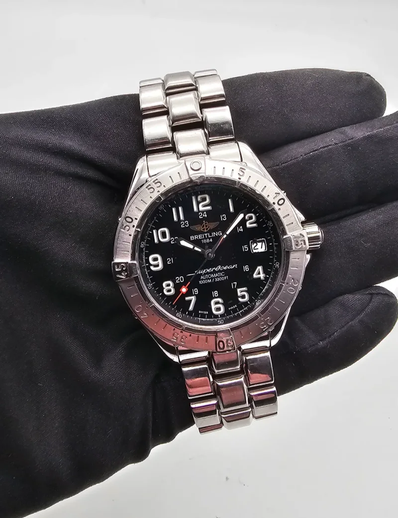 Breitling SuperOcean Automatic black Ref. A17340 Full Set