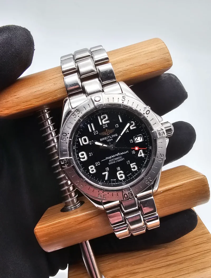 Breitling SuperOcean Automatic black Ref. A17340 Full Set