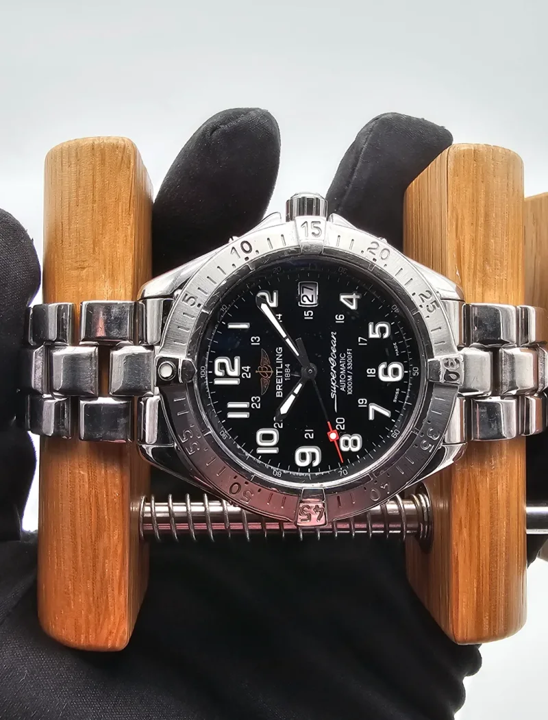 Breitling SuperOcean Automatic black Ref. A17340 Full Set
