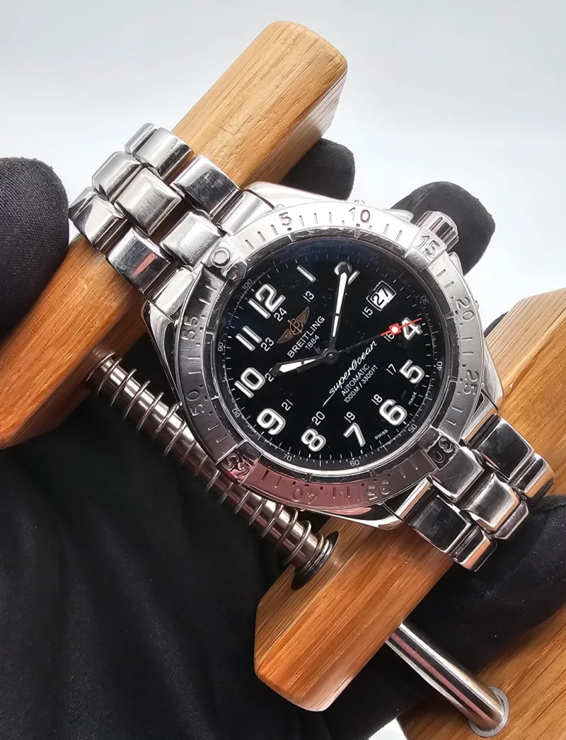 Breitling SuperOcean Automatic black Ref. A17340 Full Set